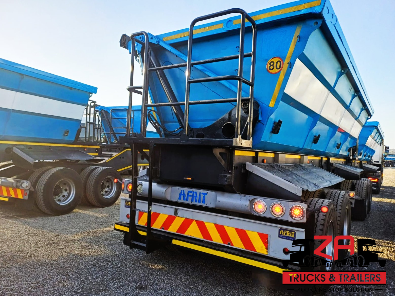 2018 AFRIT 40 CUBE SIDE TIPPER TRAILER #53193